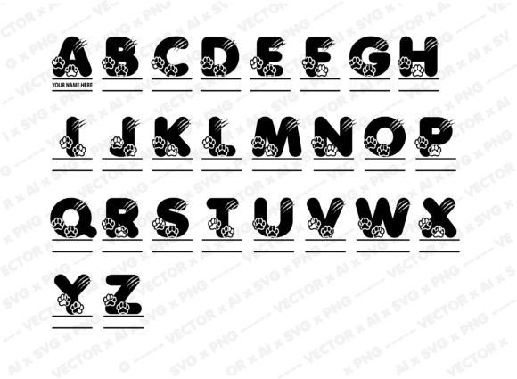 Alphabet with Cat Background 2 Review