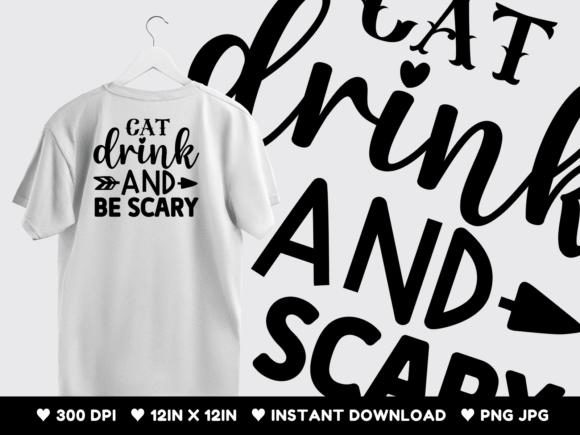 Cat Drink and Be Scary Embroidery Design Review