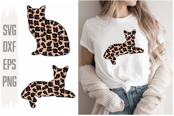 Cat Leopard Vector Silhouette Design Review