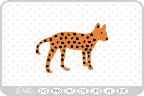 Cheetah Big Cat SVG PNG DXF Review for Real Embroidery