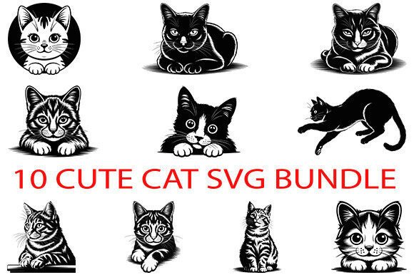 Cute Cat SVG for Cricut Laser Cut Bundle Review