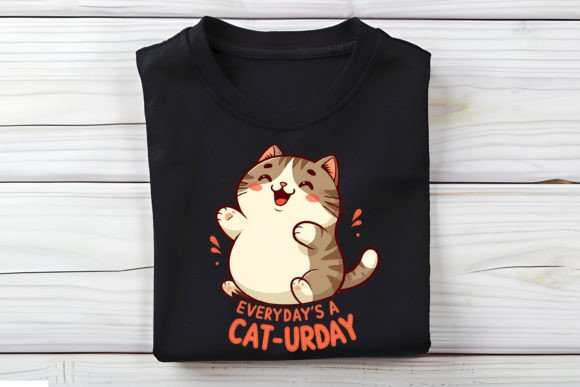 Everyday s a Cat-Urday T-Shirt Design Review