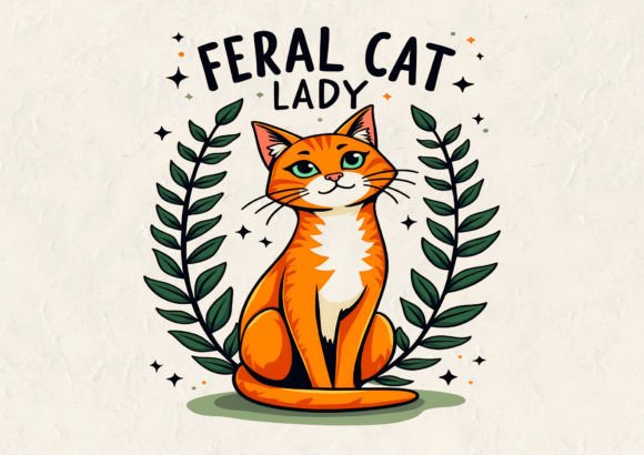 Feral Cat Lady T-Shirt Design Review