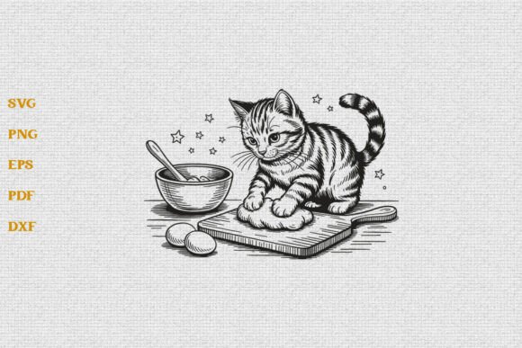 Funny Kitty Biscuits Bakery Cat SVG PNG Review