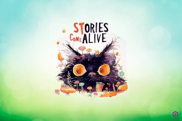 Halloween Black Cat STORIES COME ALIVE Clipart PNG Review