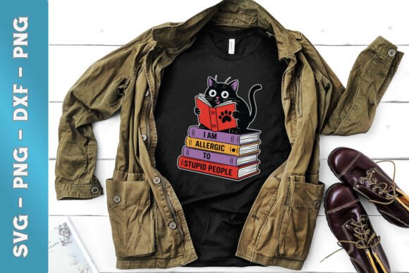 I Am Allergic to Stupid Crazy Cat SVG Review