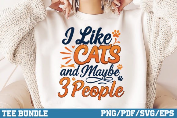 I Like Cats and Maybe 3 People Shirt SVG Review