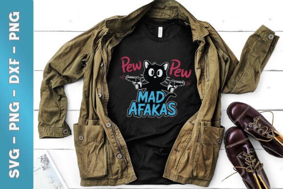 Pew Pew Madafakas Crazy Cat SVG Review