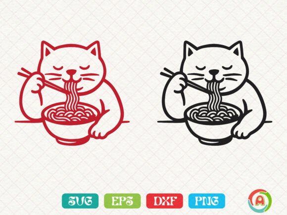 Real-World Review: Ramen Cat SVG for Embroidery Projects