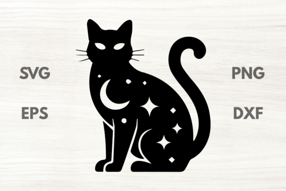 Star Cluster Black Cat SVG Review
